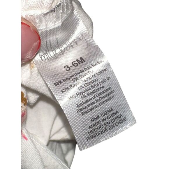 Milkberry Baby Girl Bamboo Footie One-piece Sleeper Pajamas Soft Sleeper One Pie - Picture 5 of 7